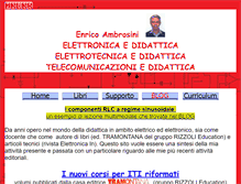 Tablet Screenshot of enricoambrosini.it